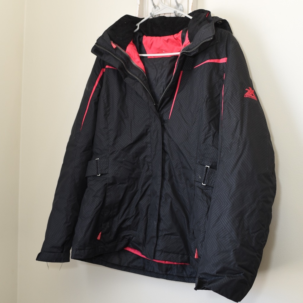 ZeroXposur 3-in-1 Ski Jacket - Hot pink and Black - L
